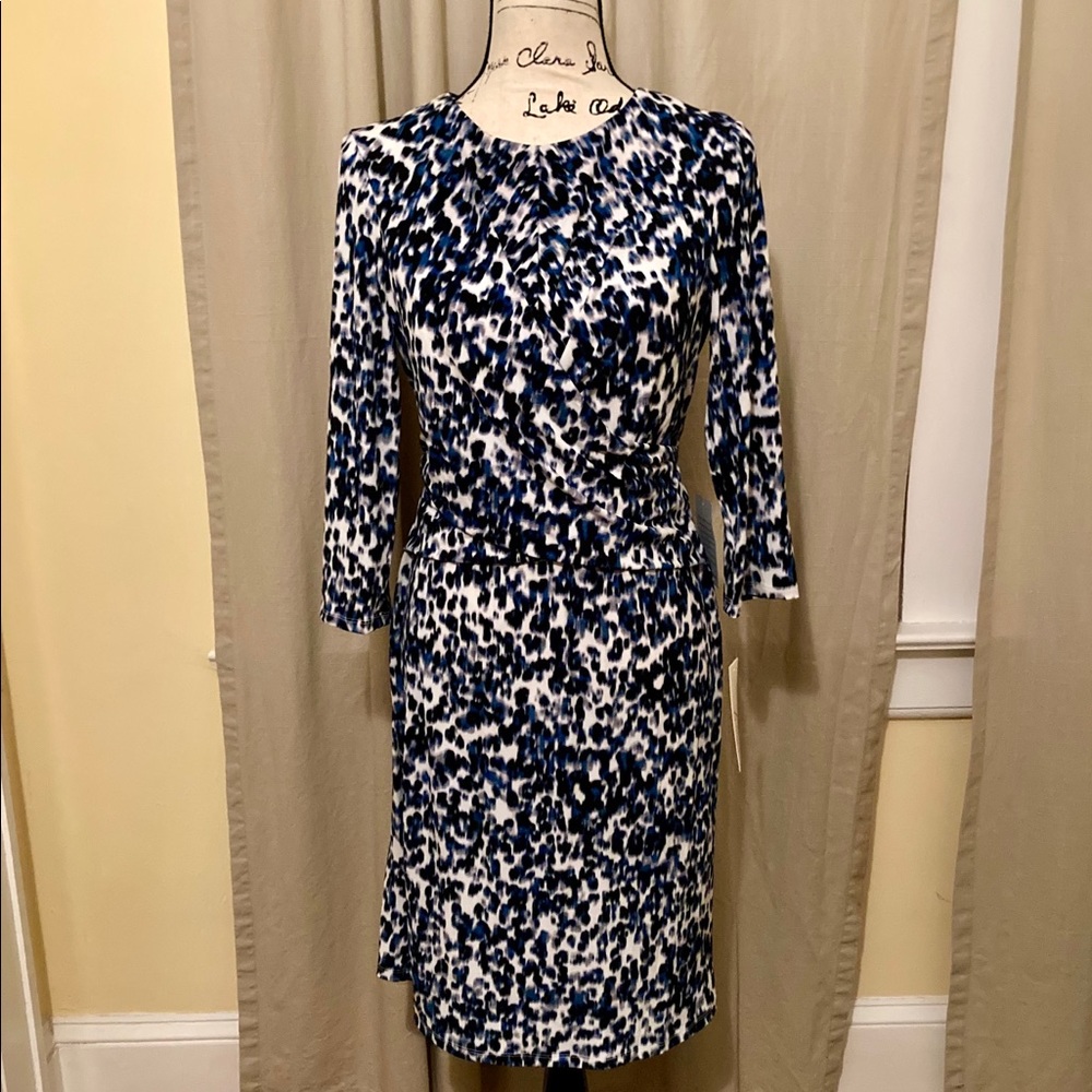 Eliza J Animal Print Dress